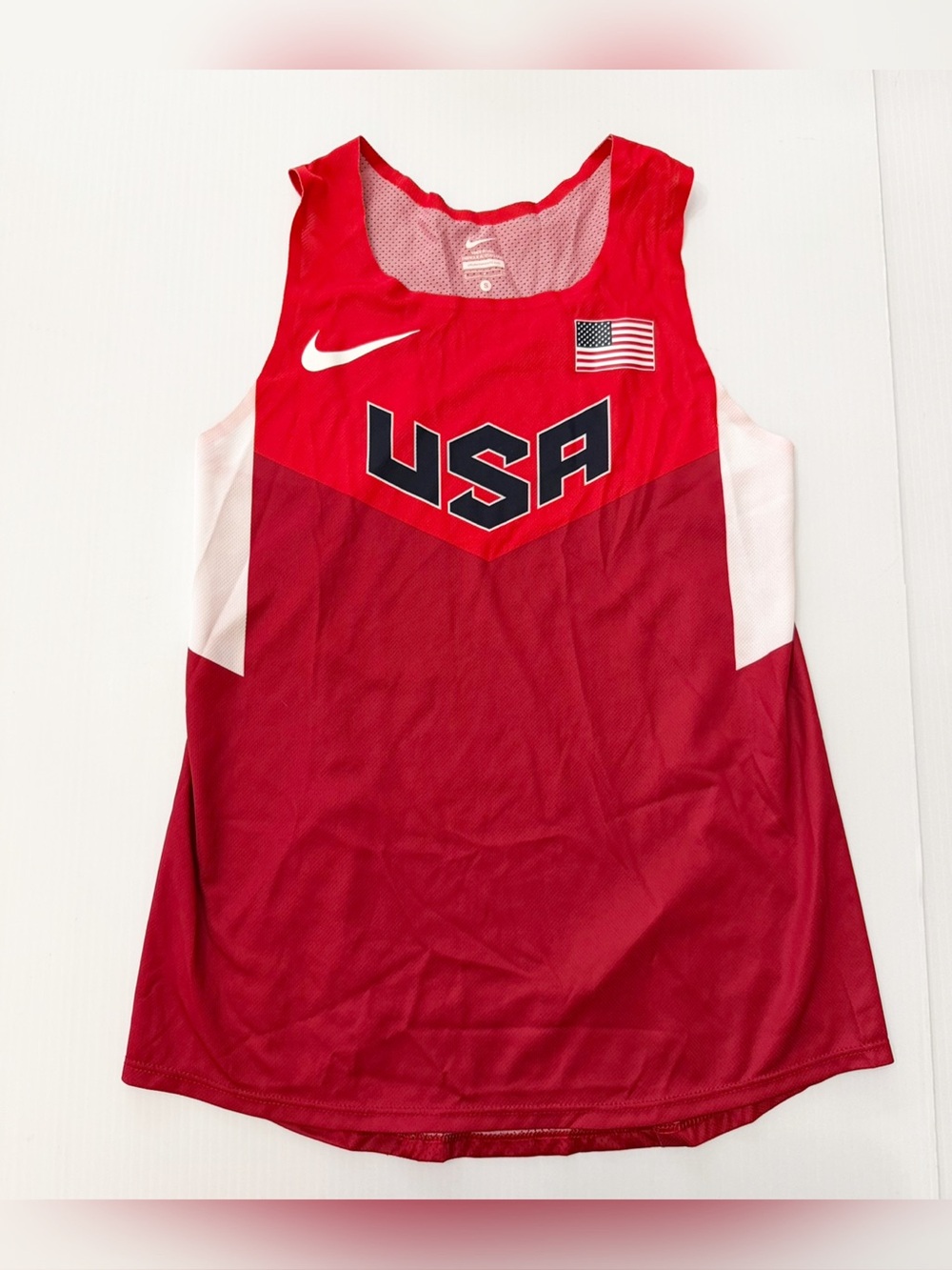 Nike USATF Men Official 2012 London Olympic Distance Singlet Size Small